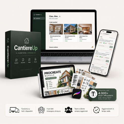 3 cantieri in più per CantiereUP